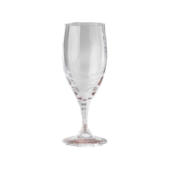 Wedgwood Other - Wedgwood Vera Wang Blanc sur Blanc Iced Beverage Glass NIB Crystal
